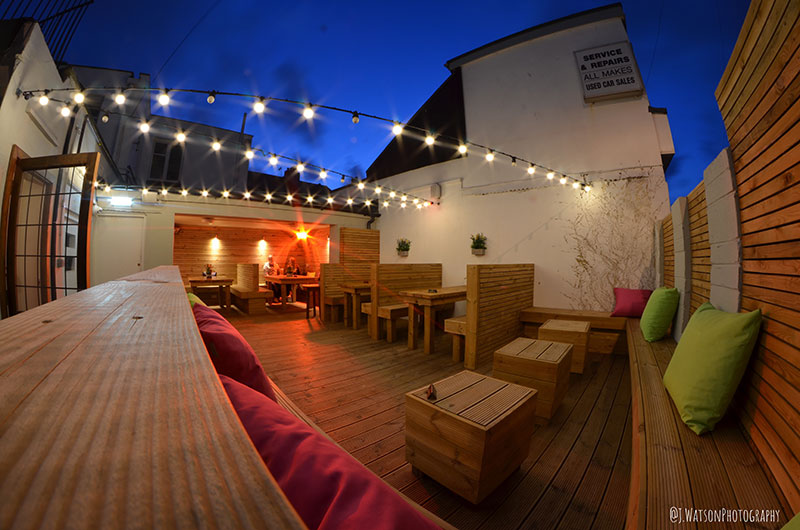 Beer garden